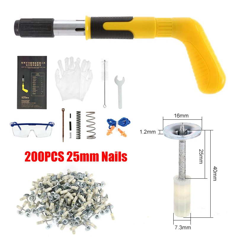 PROD 1005002592110259 Mini Steel Nails Gun Rivet Tool+200PC 25mm Nail
Round Nails Power Tool for Ceiling Wall Anchor Wire Slotting Home Wall
Fastener PROD 1005002592110259 Mini Steel Nails Gun Rivet Tool+200PC 25mm Nail
Round Nails Power Tool for Ceiling Wall Anchor Wire Slotting Home Wall
Fastener