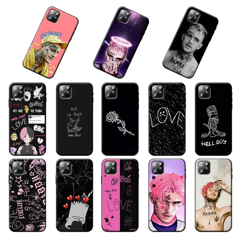 Lil Peep для iPhone 7 11 pro max XR X 6S 8 XS MAX 6 plus SE 5S Мягкий силиконовый чехол телефона |