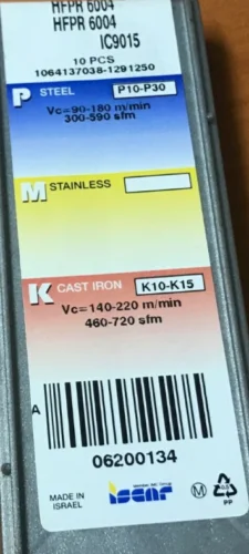 ISCAR 10 шт. карбидные вставки HFPR 6004 IC9015