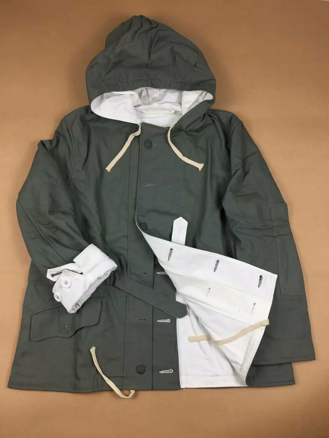 WWII German ARMY Mouse Grey Winter Reversible Parka WW2 Military Uniform War Reenactments | Тематическая одежда и униформа