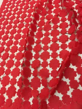 

African Lace Fabric 2020 High Quality Lace 3d Lace Fabric Embroidery Fashion African Nigerian Party Dress for 5yards FJ2215