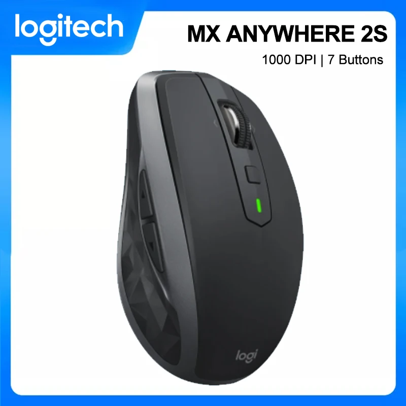 Logitech MX в любом месте 2S Беспроводной Bluetooth Мышь 1000 Точек на дюйм 2 4 ГГц Nano Поддержка