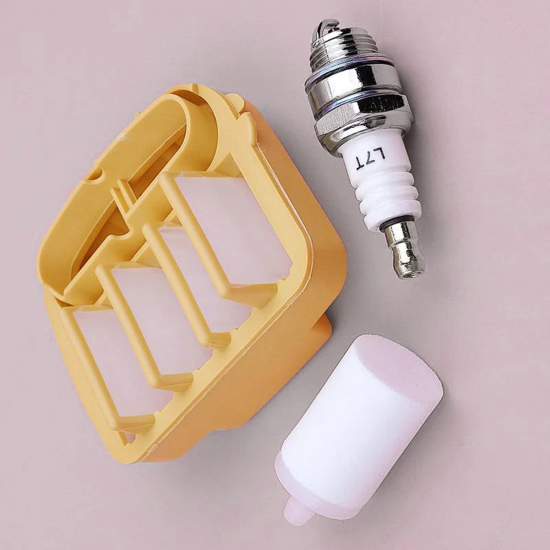 Filtro Aria 1Pc + 1 Pz Filtro Carburante + 1 Pz Candela Per Husqvarna 545 550Xp Cs2253 Parti Motosega Sostituire 522675405