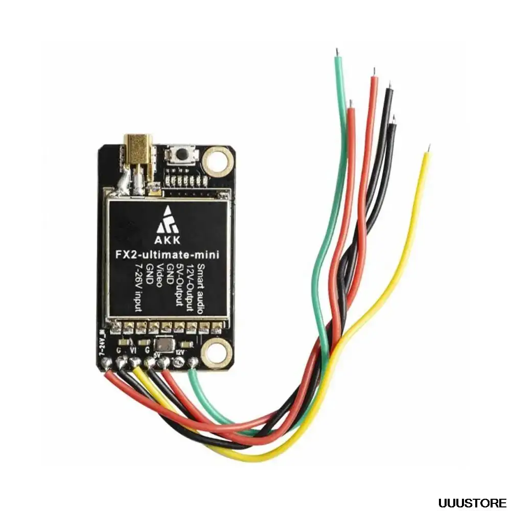 AKK FX2 Ultimate Mini 5.8GHz 40CH 25mW/200mW/600mW/1200mW Switchable FPV Transmitter for RC FPV Racing Drone RC Quadcopter