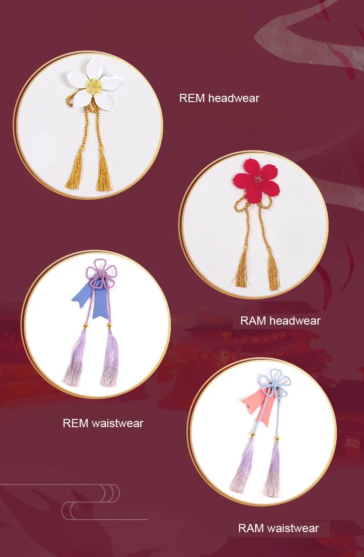 Re Life In A Different World From Zero Ram Rem New Year Cosplay Costume Halloween Costume (7)