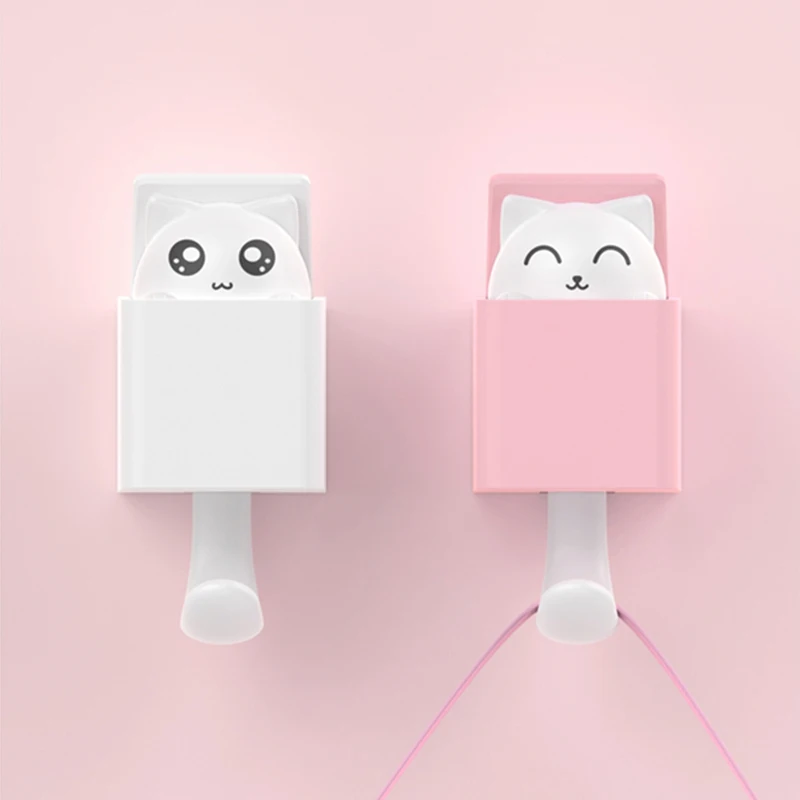 Творческий Кот из мультфильма крючок настенная вешалка держатель крючков для ключей декоративная одежда шляпа крючки для сумок ванная комната стойка Органайзер