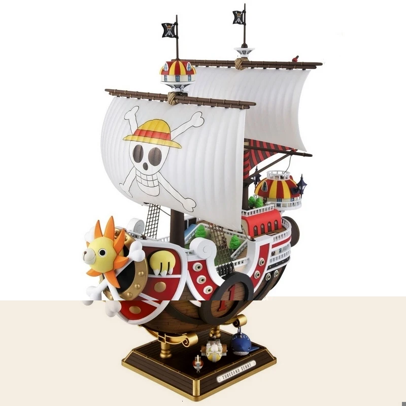 Одна деталь тысяча Солнечный & Going Merry Boat ПВХ фигурка Аниме фигурки Собранная