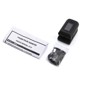 

1 Pcs Finger Clip Oximeter Finger Pulse Oxygen Saturation Monitor Respiratory Frequency Pi Sleep Monitor