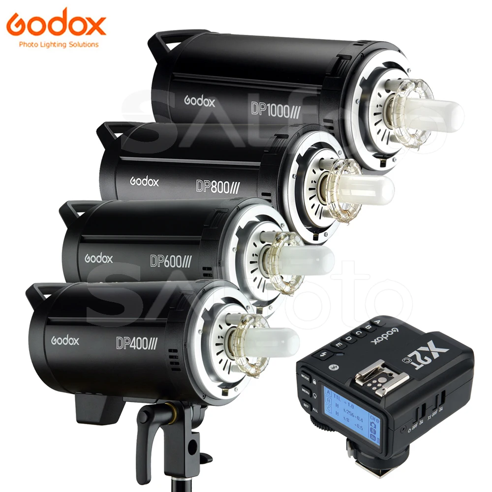 Вссветильник для фотостудии Godox DP400III 400WS / DP600III 600WS DP800III 800WS DP1200III 1200WS + X2T 2
