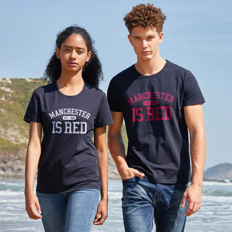 Новый Соединенного Королевства красного цвета с буквенным принтом Футболка Для