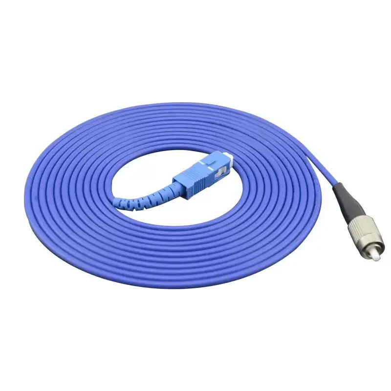 

FC/UPC to SC /UPC Simplex Single Mode Armored Fiber Patch Cord