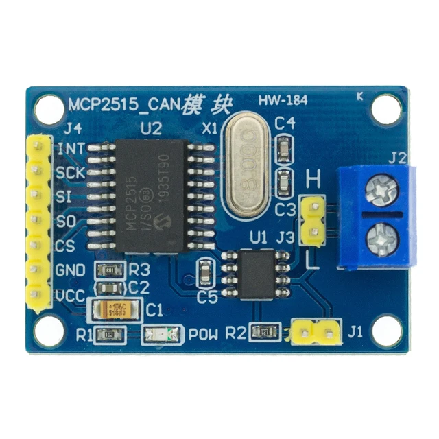 MCP2515 CAN Bus Module - 5V SPI Interface Controller Board With 120 Ohm Resistors