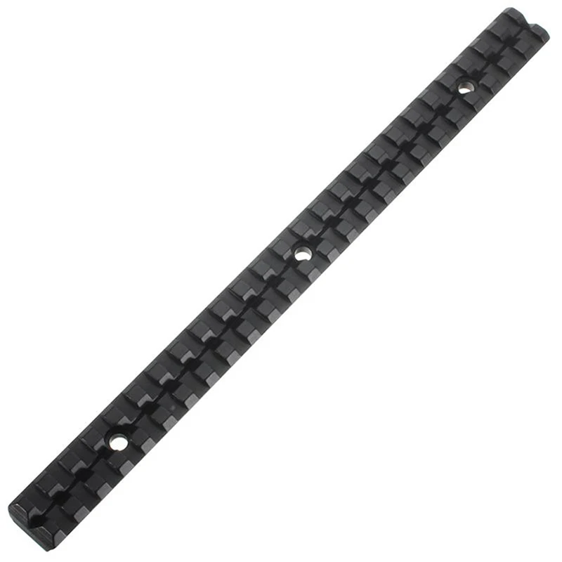 

Hunting Rifle gun scope Accessories Long 257X20mm Picatinny Weaver Rail Mount Base 25Slots Scope Military Gear Equipment