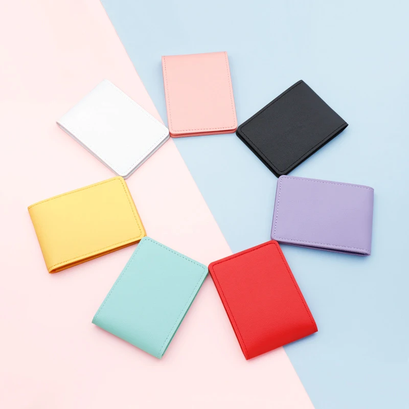 Ultra-thin PU Leather Driver License Holder Candy Color Car Driving Protective Cover Business ID Card Holder Mini Wallet Case