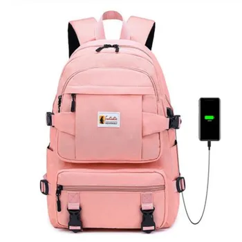 

fashion yellow backpack children school bags for girls waterproof oxford large school backpack for teenagers schoolbag