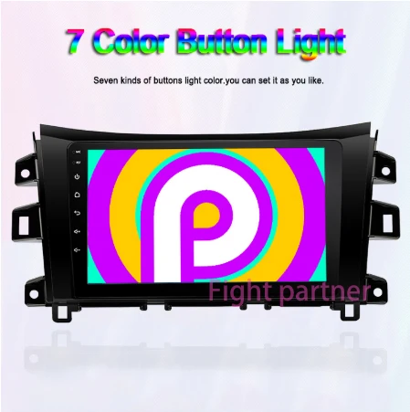 Sale 2.5D+IPS android 9.0 car radio multimedia For Nissan Navara Frontier NP300 2011-2017 car dvd gps navigation navi stereo 3