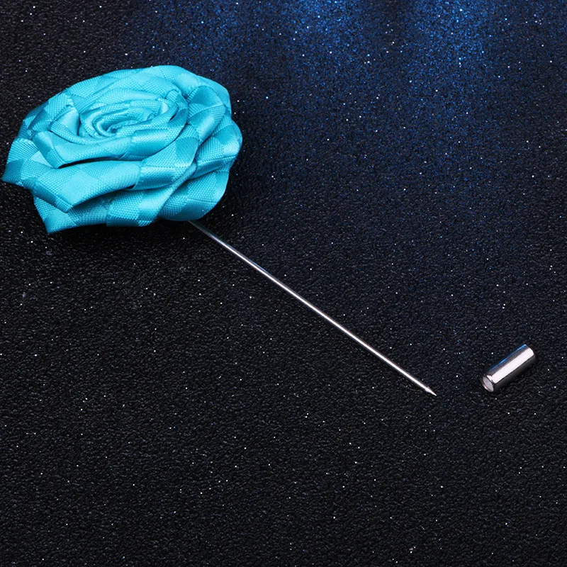 Корейская Высококачественная брошь в виде цветка розы с лентой Длинные булавки
