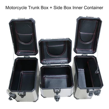 

Motorcycle Trunk Side Saddlebag Motorcycle Trunk Box + Side Box Inner Container for BMW R1200GS R1250GS LC/ADV 2013-2019