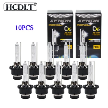 

HCDLT 10PCS Original 35W D2S 6000K Xenon HID Lamps Car Light Bulb D2R D4R 4300K 5000K D4S 8000K 10000K Auto Car Headlight Lamp