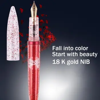 

1PC Acrylic Transparent Fountain Pen Large Ink Capacity Eyedropper Fountain Pen High Quality F Nib Eye Dropper Filling Pen