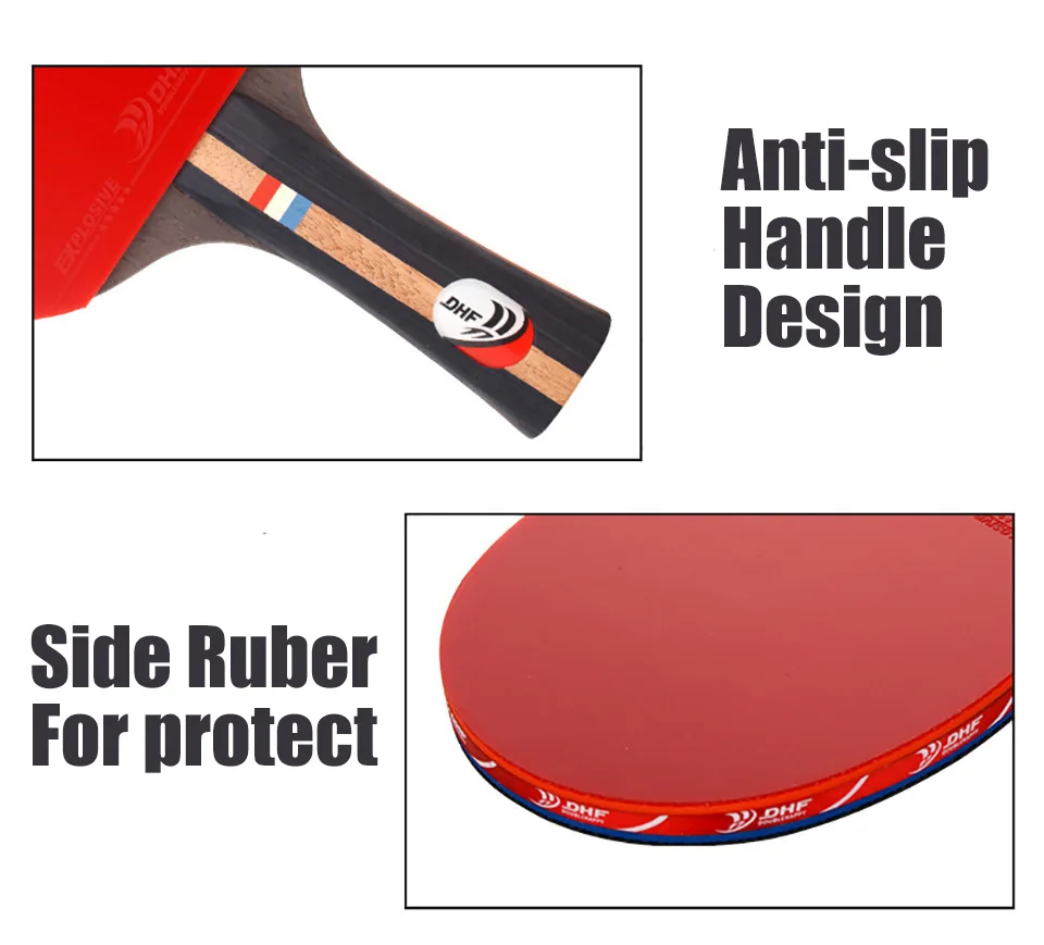 Ракетка для настольного тенниса готовая ракетка 4 звезды быстрой резиновой атаки