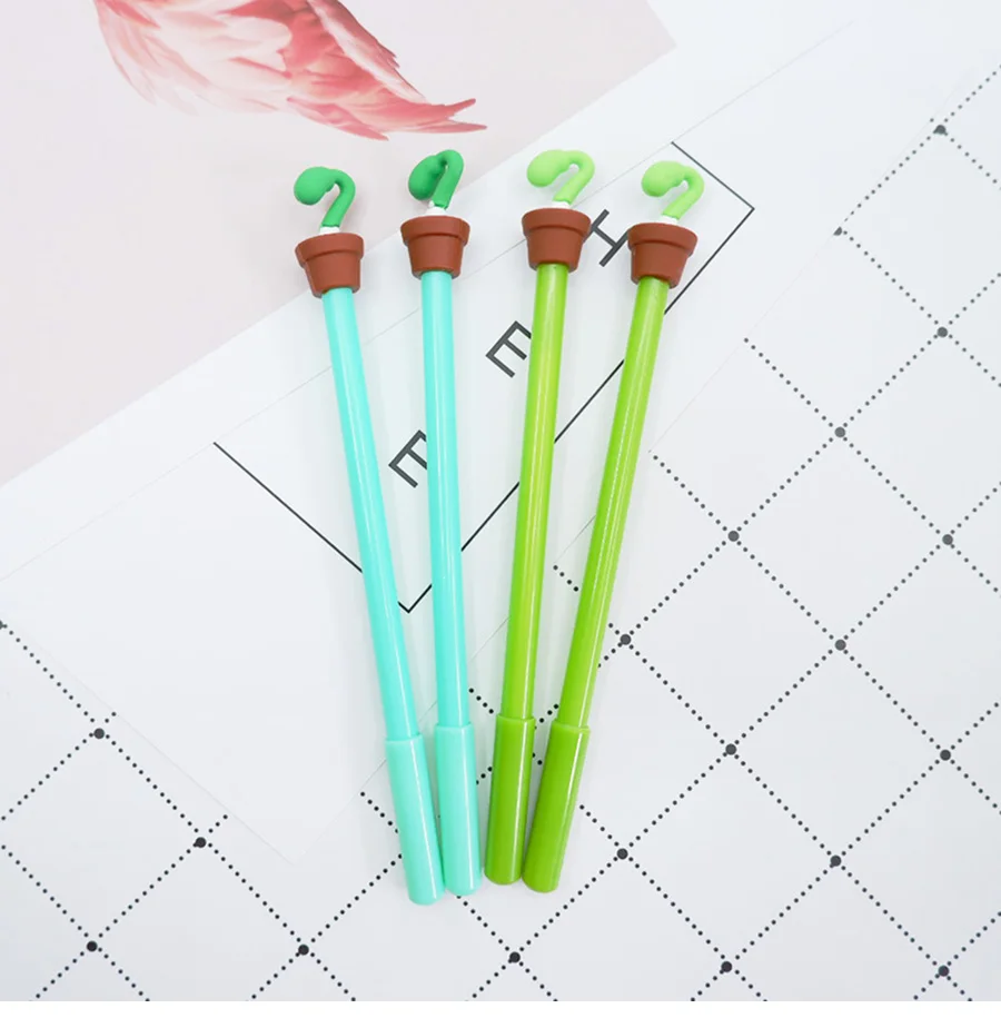 4 pcs/lot Cartoon creative cute Unicorn gel pen kawaii Promotional Gift Stationery pen Escolar Papelaria School Office Supply