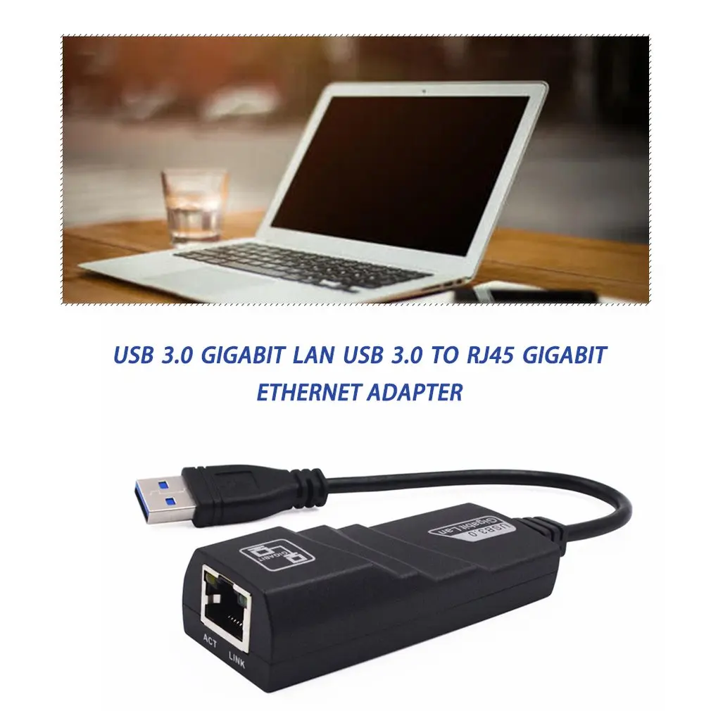 USB Ethernet адаптер Сетевая карта 3 0 к RJ45 Lan гигабитный Интернет для компьютера Macbook