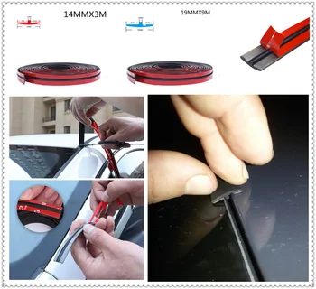 

car Accessories T-shaped sealing strip sunroof windshield rainproof for Mercedes Benz B200 B150 CLK63 R F700 AMG GL550