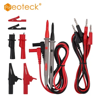 

Neoteck Electronic Alligator Clip Clamps Multimeter Test Lead Kit Probe Tester Leads Set