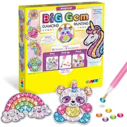 Pegatinas de diamantes 3D para niños, gemas grandes de cristal de Color, se pegan libremente, pegatinas de diamantes grandes, bricolaje, regalo de pintura de diamantes hecho a mano