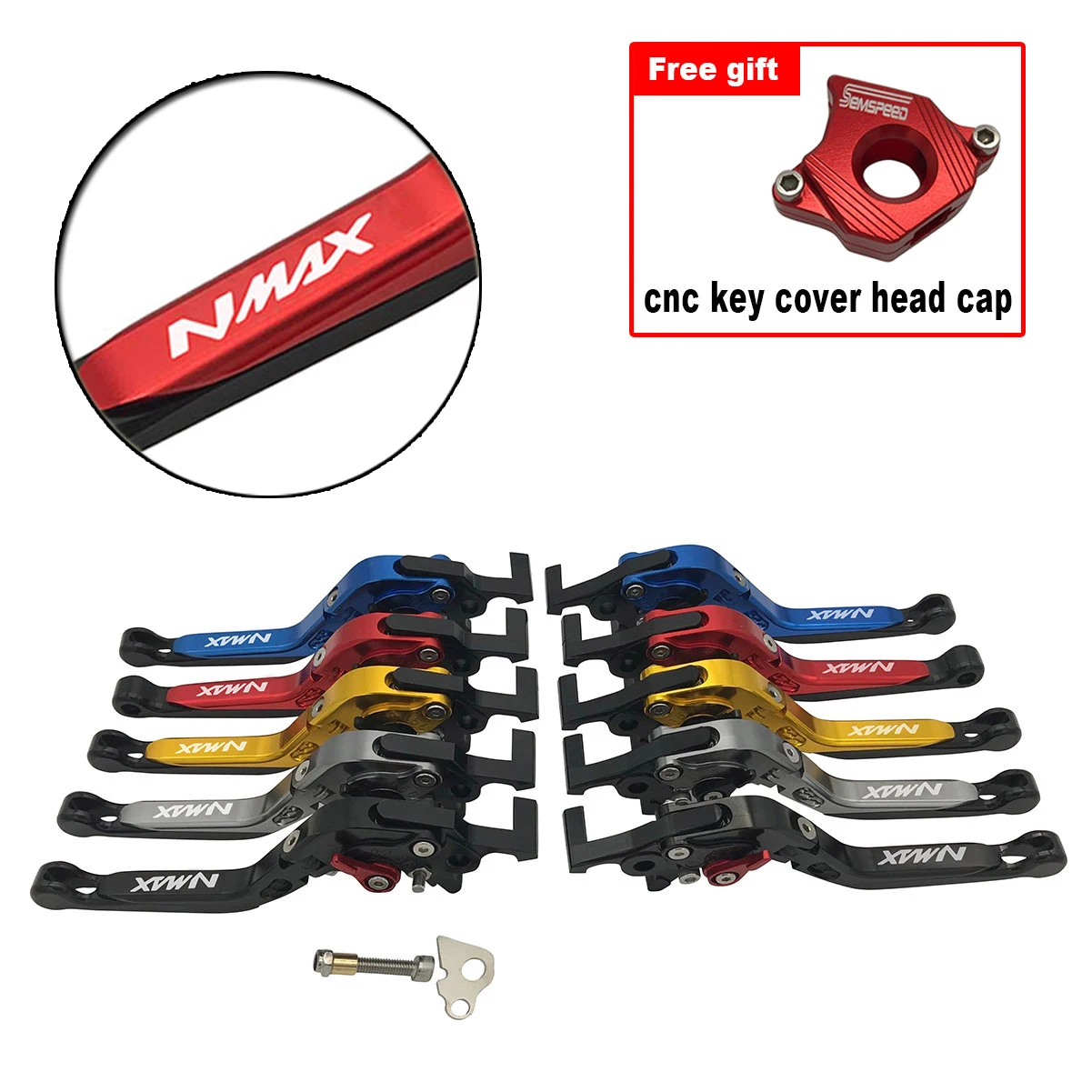 Складной выдвижной тормозной рычаг для YAMAHA крышка ключа N MAX 155 150 NMAX155 NMAX 125
