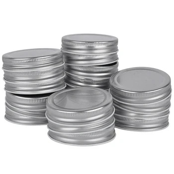 

20-Piece Mason Jar Cap With Silicone Seal Conventional Mouth Leak-Proof And Safe, Silver