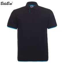 BOLUBAO, повседневные, брендовые, мужские, одноцветные рубашки поло, топы, мужские, тонкие, с коротким рукавом, поло, летние, новые, деловые, мужские рубашки поло