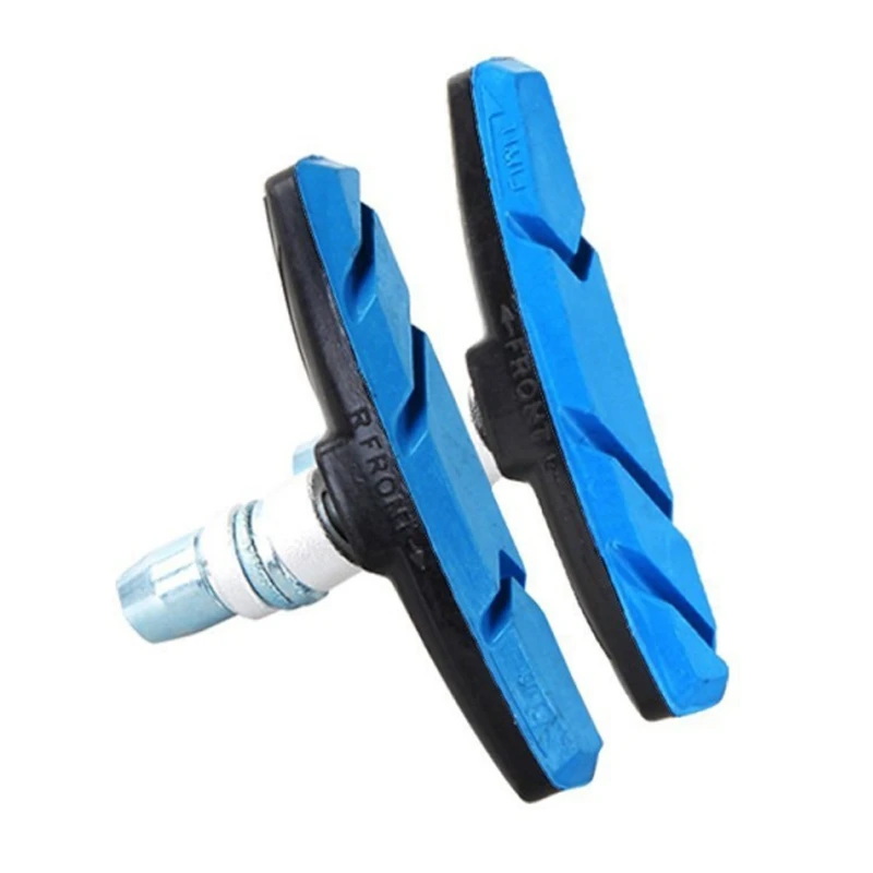 Durable Cycling Accessories One Pair Mountain Road Bike Brake Pads Lightweight MTB Bicycle Braking V-Brake Rubber Blocks