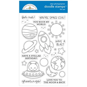 

2020 Rockets and aliens Metal Cutting Dies and clear stamps Stencils for DIY Scrapbook Photo Album Paper Card