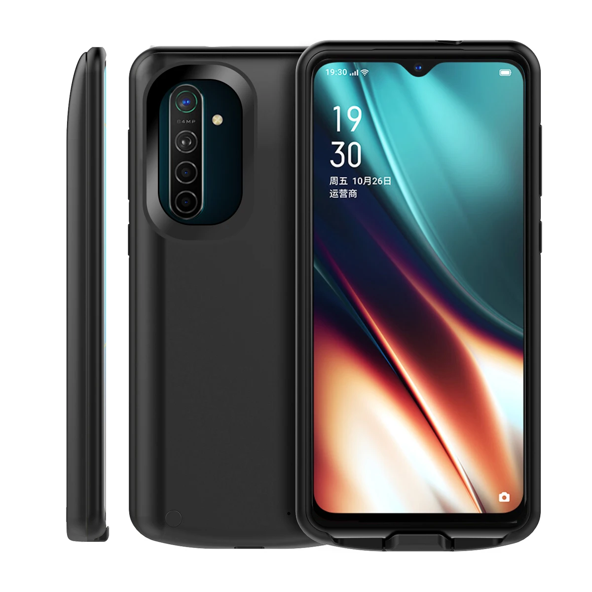 6500 мАч чехол для зарядного устройства для OPPO Realme Q OPPO K5 Reno Ace чехол для телефона Расширенный аккумулятор запасной Внешний Аккумулятор Чехол для аккумулятора - Цвет: For Oppo K5