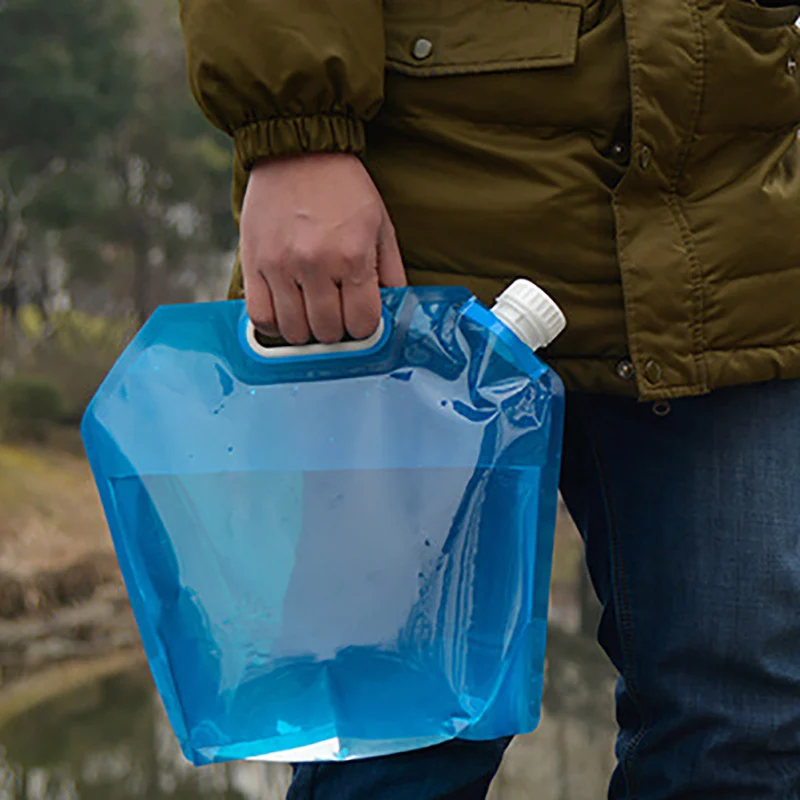 10L на открытом воздухе портативная, складная, для воды сумка автомобиля 5L мягкая тара для воды Походное ведро спортивные для верховой езды, для альпинизма набор для оказания первой медицинской помощи