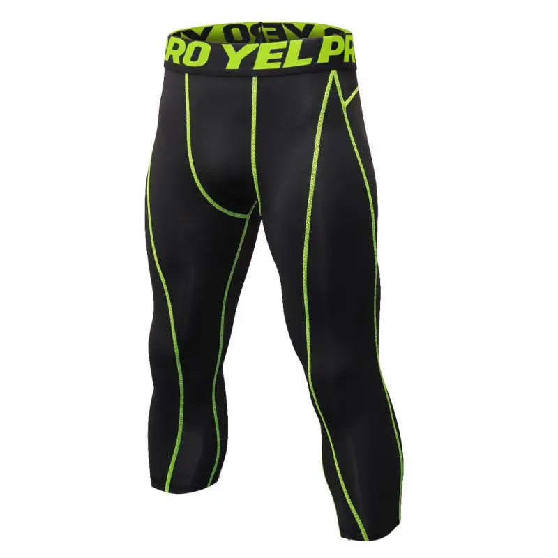 Мужские быстросохнущие дышащие штаны для верховой езды, длинные спортивные колготки для горного велосипеда, велоспорта, тренажерного зала - Цвет: BG