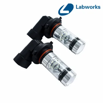 

New 2pcs 9145 H10 High Power 100W LED 8000K Ice Blue Fog Light Lamps Bulbs Free Shipping