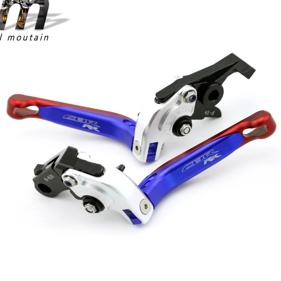 Тормозной рычаг сцепления для HONDA CBR600RR 2007-/CBR1000RR 2008- CBR RR Мотоцикл Регулируемый складной выдвижной логотип HRC