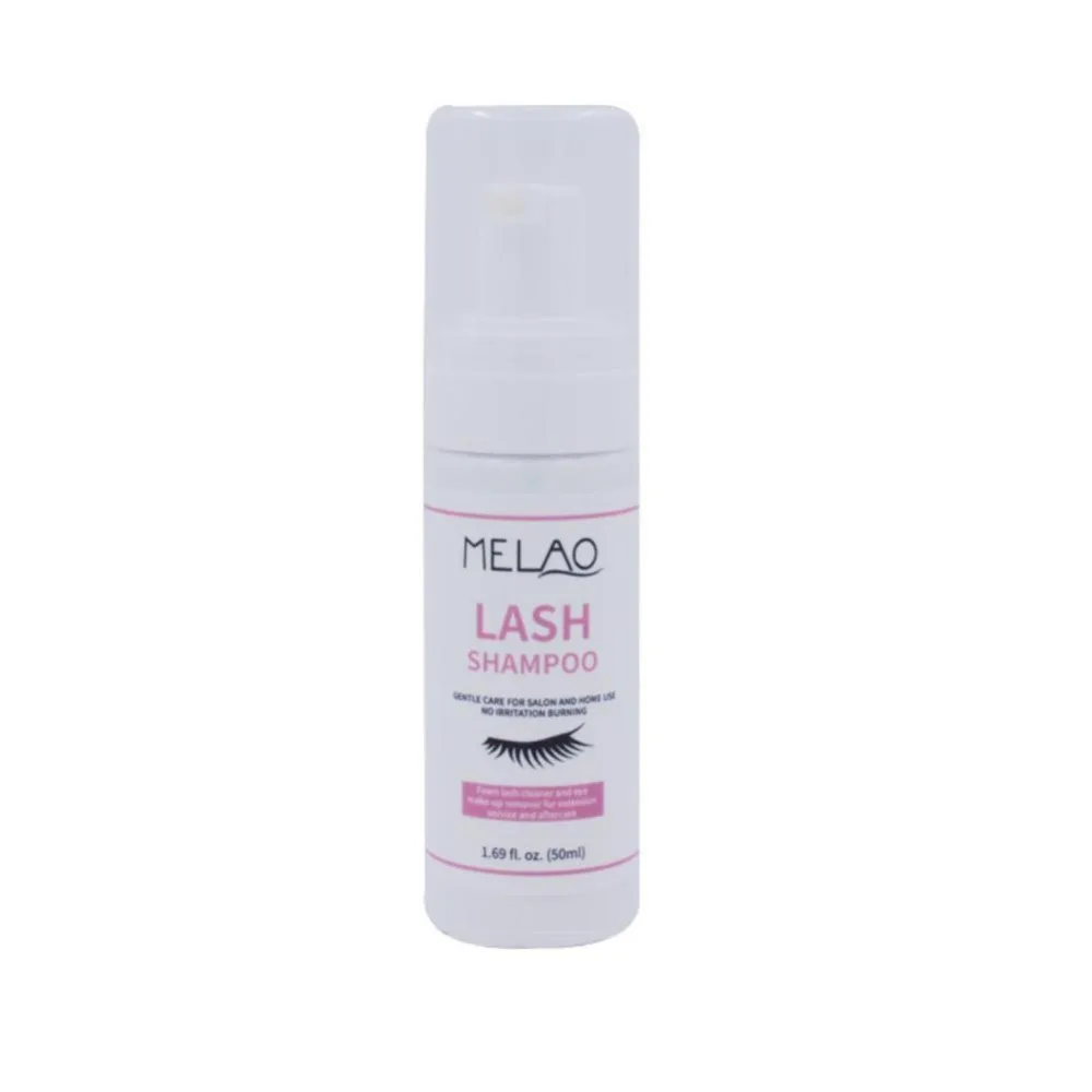 50 мл очиститель пены для ресниц, индивидуальное очищающее средство для наращивания ресниц, профессиональные ресницы, мягкая пенка для снятия макияжа