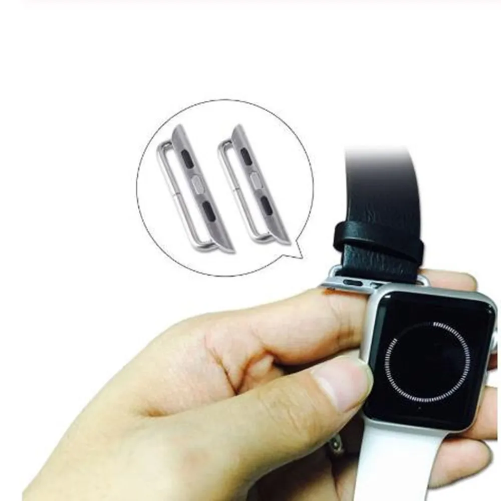 CHIMAERA пару адаптеров для Apple Watch band 5 4 3 2 iwatch band 42 мм 38 мм ремешок из стали браслет Аксессуары Вилка