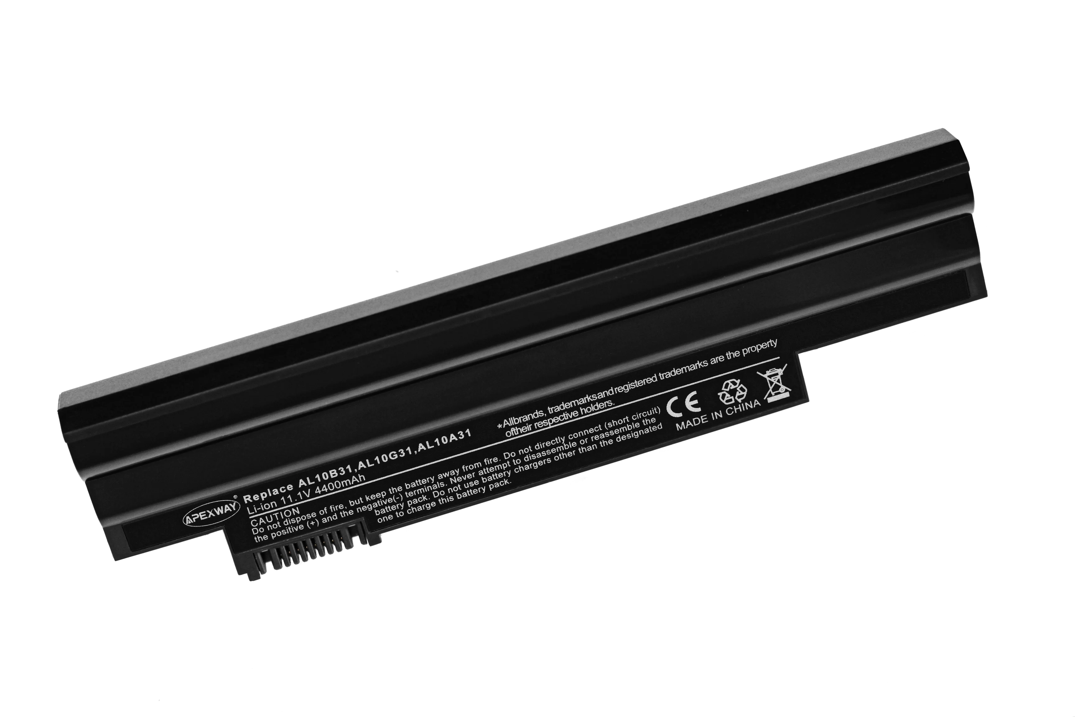 ApexWay ноутбук Батарея для acer AL10B31 AL10G31 D270 D260 AOD255 AOD260 522 D255 722 D255E D257 D257E D270 E100 AL10A31 ICR17/65