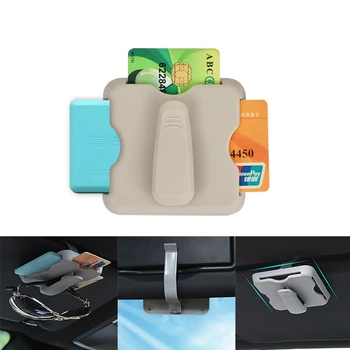 

Car Sun Visor Clip Auto Parking Card Holder For Ford Focus 2 1 Fiesta Mondeo 4 3 Transit Fusion Kuga Ranger Mustang KA S-Max