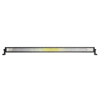 

ECAHAYAKU 50 Inch Curved Straight Led Light Bar 702W with Luggage Rack Brackets for SUV Jeep Hummer Land Cruiser Rubicon UTE 4x4