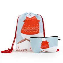 Подарки на год, Рождественский мешок для конфет, Санта-Клаус, холщовый мешок на шнурке, винтажный свежий хлопковый Подарочный пакет, Карман# YL5