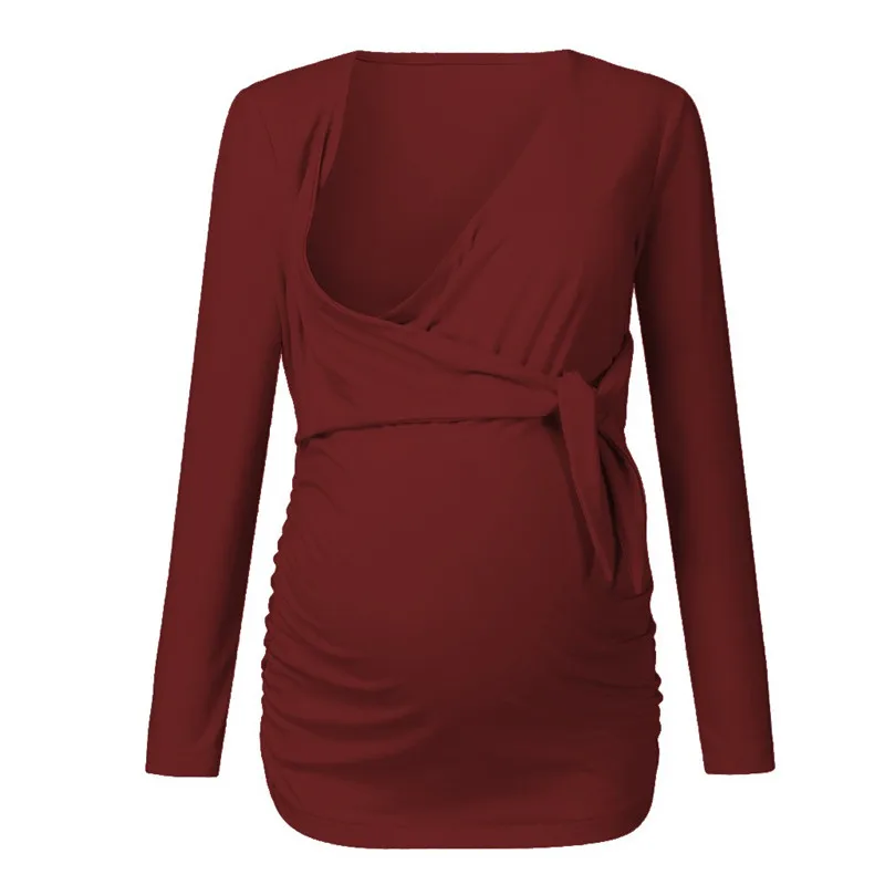 Telotuny Women's Maternity Shirts Nursing Tops For Breastfeeding Maternity Breastfeeding Clothes Nursing Breastfeeding Clothes