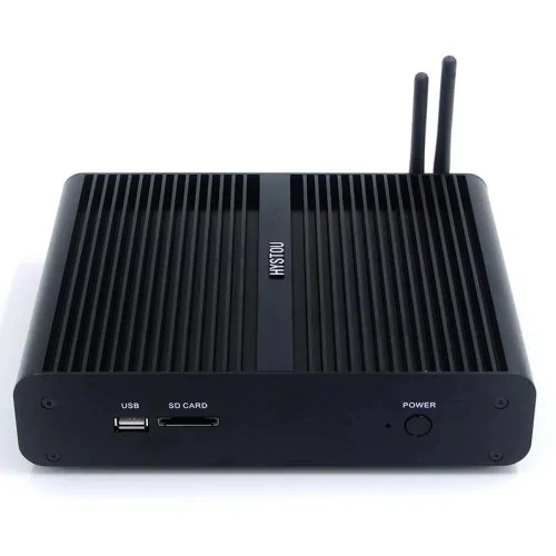 HYSTOU FMP05B Мини ПК i7-7500U 8 ГБ ОЗУ 256 ГБ SSD четырехъядерный процессор Win10 DDR4 Intel UHD графика 620 5,0 ГГц безвентиляторный Миниатюрный Настольный ПК