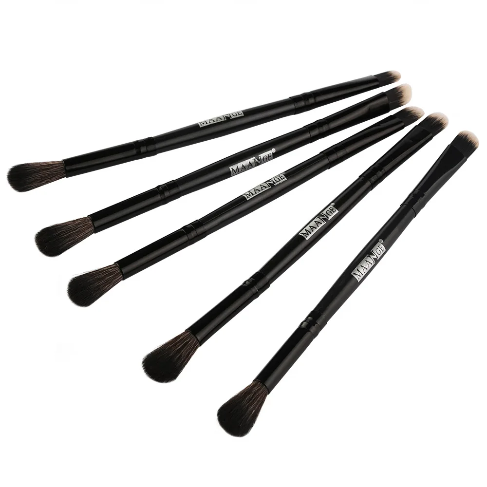 Hot Selling MAANGE Double Head Eye Shadow Makeup Brush Cosmetic Tool Gift for Women Eyeshadow Brushes Wholesale Hot Selling MAANGE Double Head Eye Shadow Makeup Brush Cosmetic Tool Gift for Women Eyeshadow Brushes Wholesale