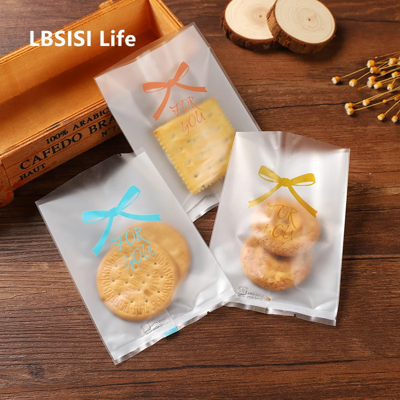 LBSISI Life 100 шт. для вас с бантиком матовое пищевое печенье сделай сам выпечка лунный